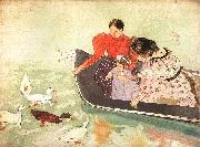 Mary Cassatt Feeding the Ducks China oil painting reproduction